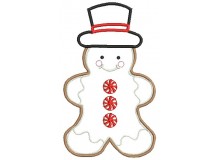 Stickmuster - Gingerbread Christmas Gentleman
